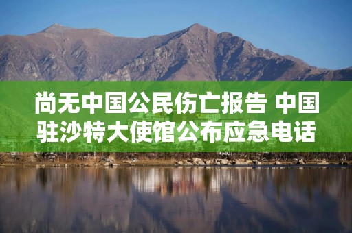 尚无中国公民伤亡报告 中国驻沙特大使馆公布应急电话