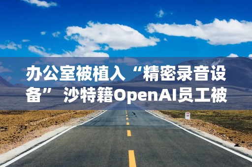 办公室被植入“精密录音设备” 沙特籍OpenAI员工被捕