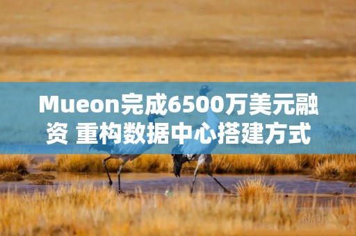 Mueon完成6500万美元融资 重构数据中心搭建方式