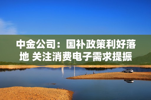 中金公司：国补政策利好落地 关注消费电子需求提振