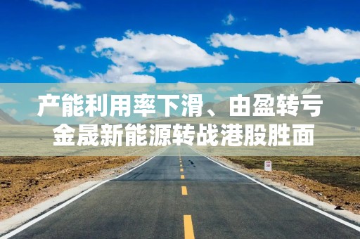 产能利用率下滑、由盈转亏 金晟新能源转战港股胜面大么