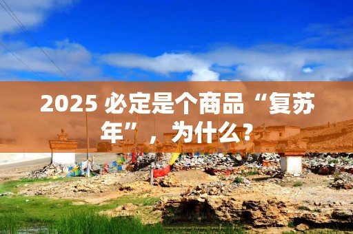 2025 必定是个商品“复苏年”，为什么？