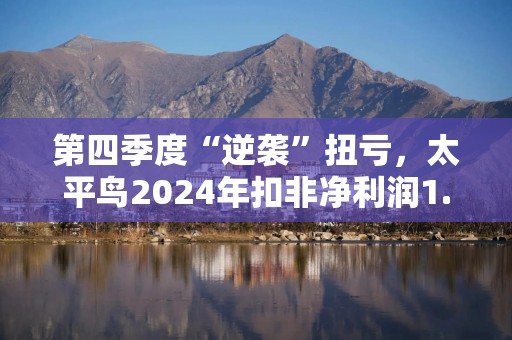 第四季度“逆袭”扭亏，太平鸟2024年扣非净利润1.22亿，同比仍下降超5成