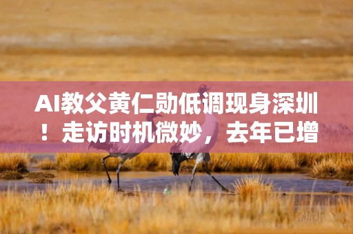 AI教父黄仁勋低调现身深圳！走访时机微妙，去年已增设数百名中国员工