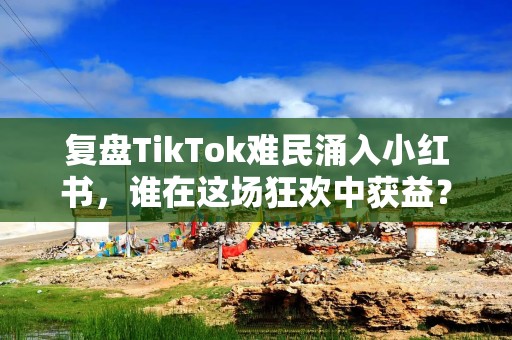 复盘TikTok难民涌入小红书，谁在这场狂欢中获益？