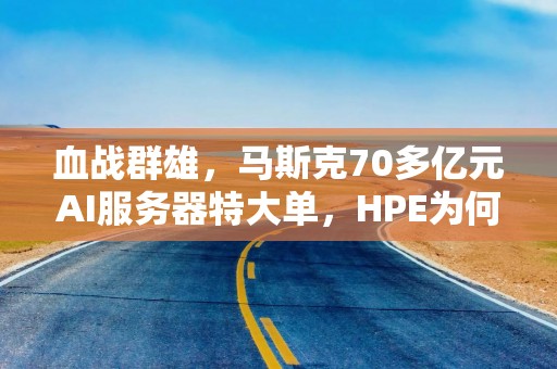 血战群雄，马斯克70多亿元AI服务器特大单，HPE为何赢了？