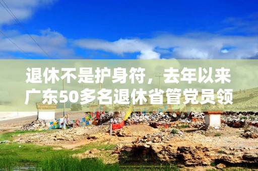 退休不是护身符，去年以来广东50多名退休省管党员领导干部被查