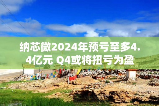 纳芯微2024年预亏至多4.4亿元 Q4或将扭亏为盈