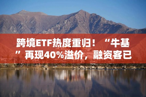 跨境ETF热度重归！“牛基”再现40%溢价，融资客已加仓这些