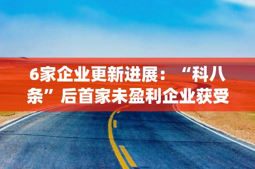 6家企业更新进展：“科八条”后首家未盈利企业获受理 旷视科技撤回IPO|科创板IPO周报