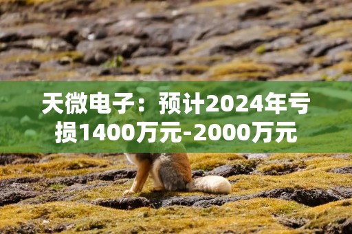 天微电子：预计2024年亏损1400万元-2000万元