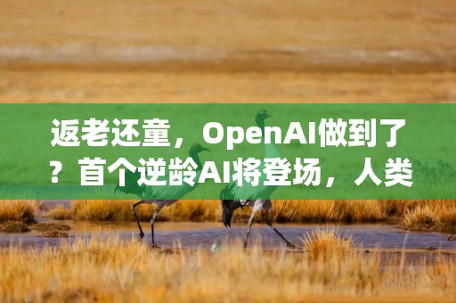 返老还童，OpenAI做到了？首个逆龄AI将登场，人类寿命可延长10年