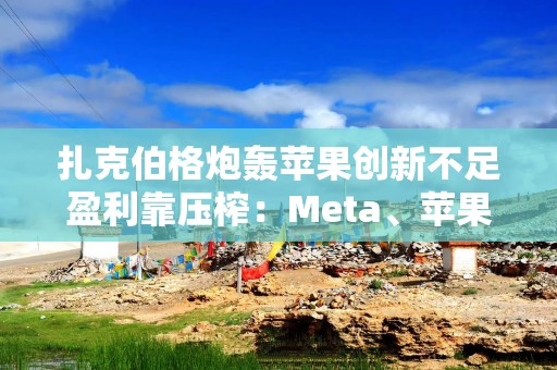 扎克伯格炮轰苹果创新不足盈利靠压榨：Meta、苹果十年恩怨揭秘