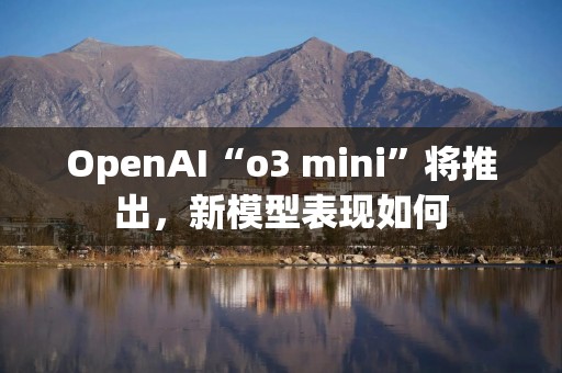 OpenAI“o3 mini”将推出，新模型表现如何