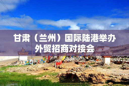 甘肃（兰州）国际陆港举办外贸招商对接会