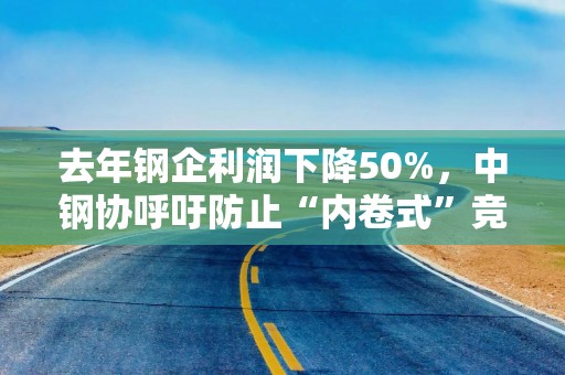 去年钢企利润下降50%，中钢协呼吁防止“内卷式”竞争