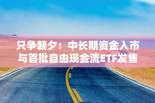 只争朝夕：中长期资金入市与首批自由现金流ETF发售