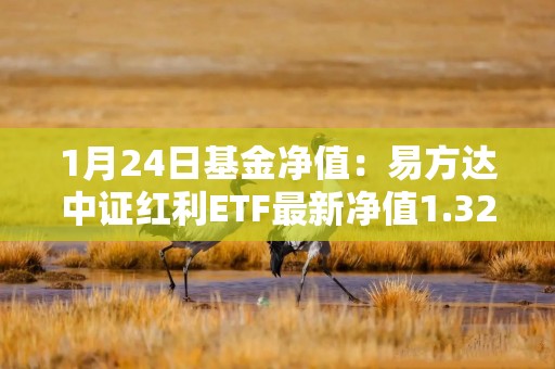 1月24日基金净值：易方达中证红利ETF最新净值1.3219，涨0.72%