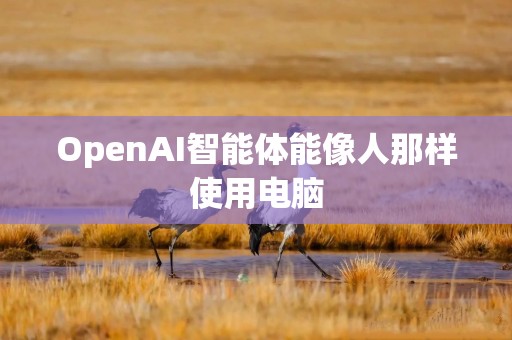 OpenAI智能体能像人那样使用电脑