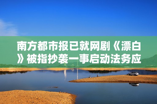 南方都市报已就网剧《漂白》被指抄袭一事启动法务应对程序
