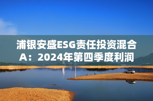 浦银安盛ESG责任投资混合A：2024年第四季度利润2712.42万元 净值增长率4.8%