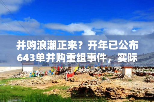 并购浪潮正来？开年已公布643单并购重组事件，实际落地往往路程漫长