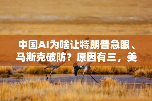 中国AI为啥让特朗普急眼、马斯克破防？原因有三，美或彻底没戏