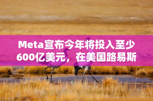 Meta宣布今年将投入至少600亿美元，在美国路易斯安那州兴建坐拥130万颗GPU的AI数据中心