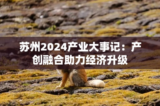 苏州2024产业大事记：产创融合助力经济升级