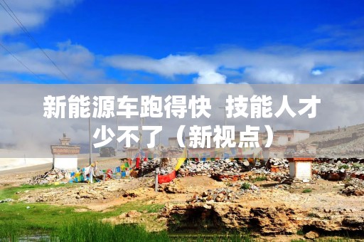 新能源车跑得快  技能人才少不了（新视点）