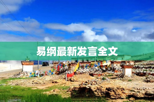 易纲最新发言全文