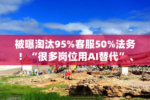 被曝淘汰95%客服50%法务！“很多岗位用AI替代”、还取消键盘？巨头董事长回应