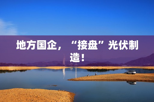 地方国企，“接盘”光伏制造！