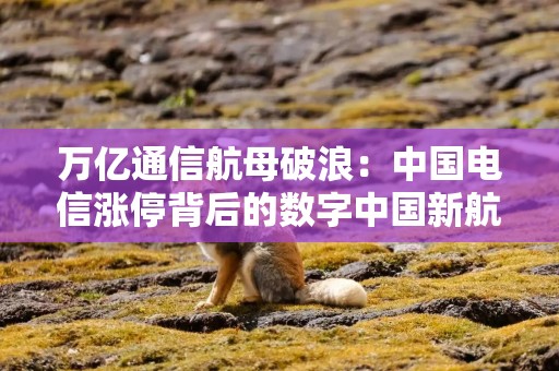 万亿通信航母破浪：中国电信涨停背后的数字中国新航标