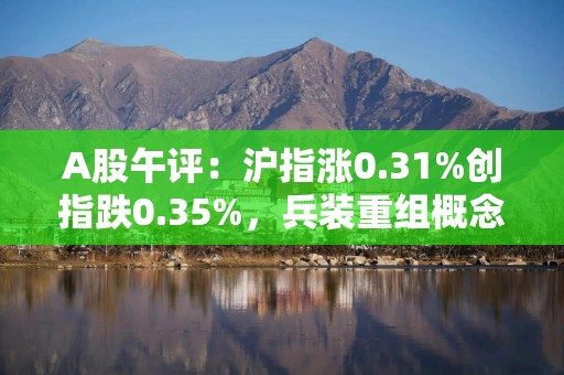 A股午评：沪指涨0.31%创指跌0.35%，兵装重组概念领涨！超3300股上涨，成交1.12万亿缩量361亿；机构解读
