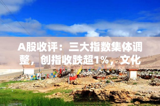 A股收评：三大指数集体调整，创指收跌超1%，文化传媒走强！超3400股下跌，成交1.68万亿缩量816亿；机构解读