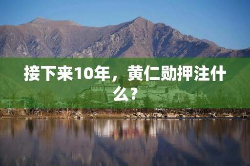 接下来10年，黄仁勋押注什么？