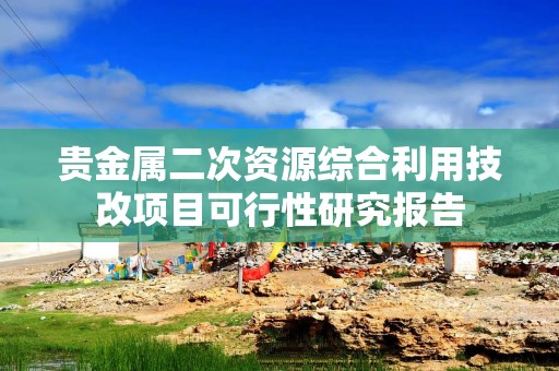 贵金属二次资源综合利用技改项目可行性研究报告