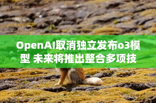 OpenAI取消独立发布o3模型 未来将推出整合多项技术的GPT-5