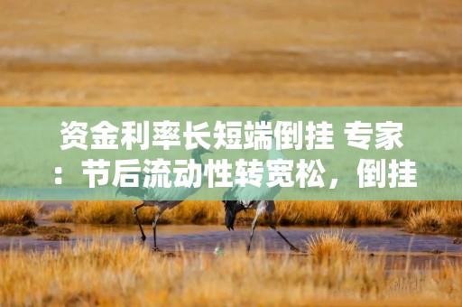资金利率长短端倒挂 专家：节后流动性转宽松，倒挂现象有所缓解