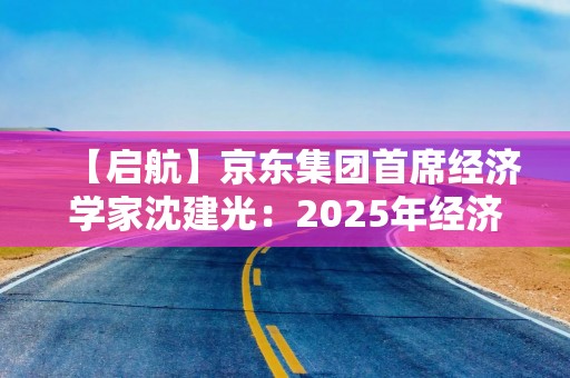 【启航】京东集团首席经济学家沈建光：2025年经济能否继续回升，取决于超常规逆周期调节政策具体安排