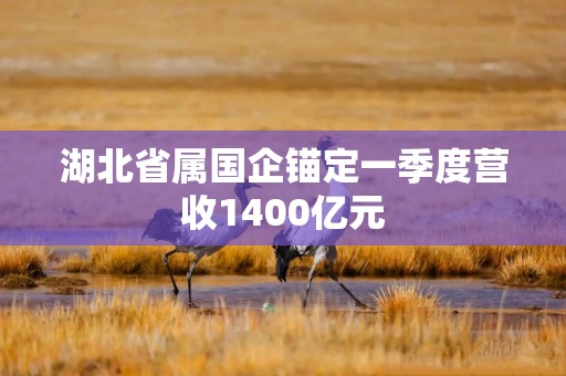 湖北省属国企锚定一季度营收1400亿元