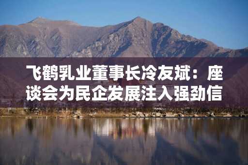 飞鹤乳业董事长冷友斌：座谈会为民企发展注入强劲信心，立足实业做好核心技术自主创新