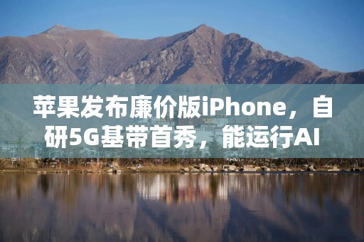 苹果发布廉价版iPhone，自研5G基带首秀，能运行AI模型，售价4499元起！