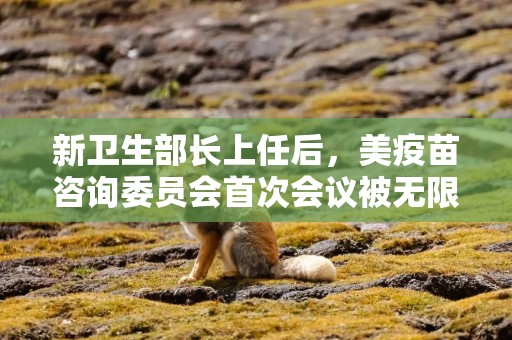 新卫生部长上任后，美疫苗咨询委员会首次会议被无限期推迟
