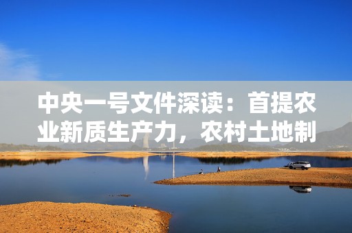 中央一号文件深读：首提农业新质生产力，农村土地制度改革再深化