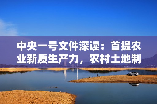 中央一号文件深读：首提农业新质生产力，农村土地制度改革再深化
