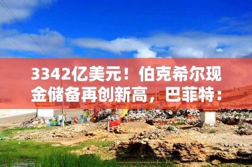 3342亿美元！伯克希尔现金储备再创新高，巴菲特：投资出手的思考跨度是几十年