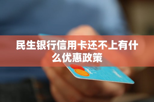 民生银行信用卡还不上有什么优惠政策