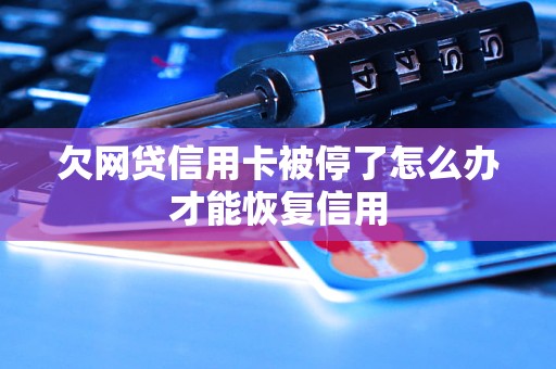 欠网贷信用卡被停了怎么办才能恢复信用